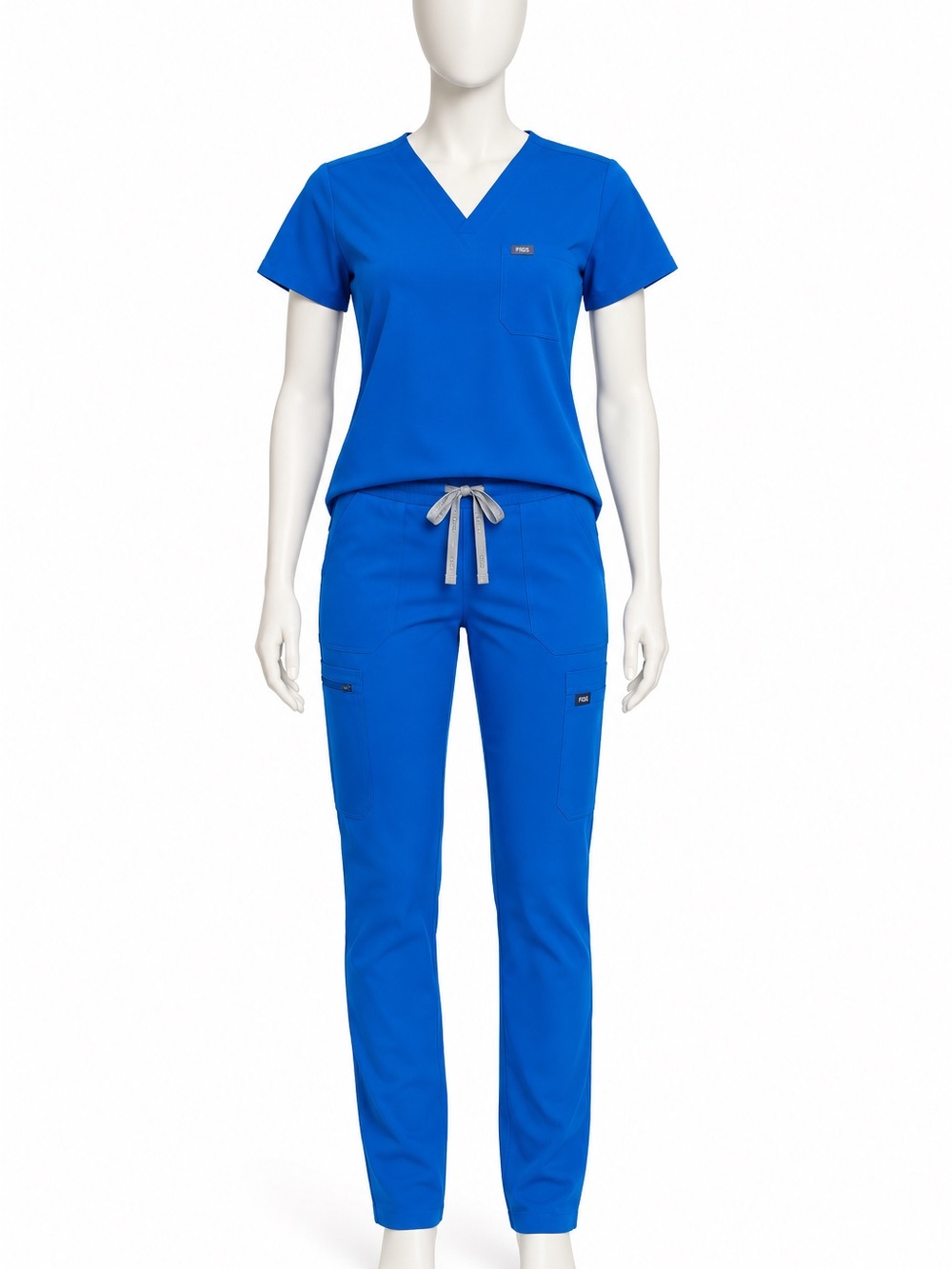 FIGS Women's Straight Leg Scrub Set - Royal Blue